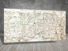 Listing image for The Gough ANTIQUE Map of Island Great Britain C.1360 poster wall canvas w2 581