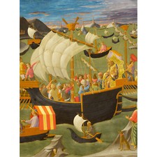 Listing image for Pessilino King Melchior Holy Land Painting XL Wall Art Canvas Print