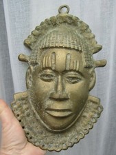 Listing image for Collectibles Vintage/Antique African Art Bronze casting Benin Mask