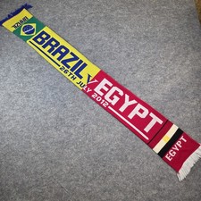 Listing image for Brazil Vs Egypt Football Scarf Match day Memorabilia July 2012 Olympics H4-18
