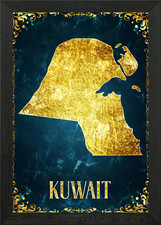 Listing image for kuwait Framed Wall Art Poster Canvas Print Picture