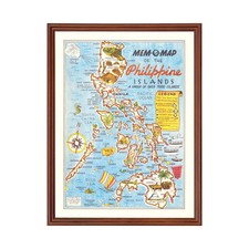 Listing image for Old Map of Philippines 1945 - Vintage Philippines Art Wall D