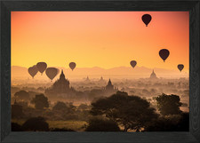 Listing image for Myanmar Framed Wall Art Poster Canvas Print Picture