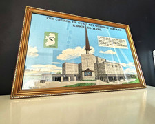 Listing image for Framed Church of our Lady Queen of Ireland Knock Wall Art 70cm Pilgrimage Marian