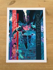 Listing image for GHOST IN THE SHELL Movie Poster Retro Art Print A4