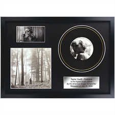 Listing image for Taylor Swift - Folklore / LP / Souvenir in black frame / Music Memorabilia