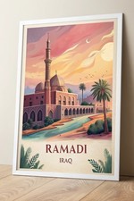 Listing image for Vibrant Ramadi, Iraq - A Mesopotamian Adventure Travel Poster A1-A4 Poster Art P