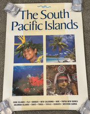 Listing image for The South Pacific Islands Vintage Travel Poster 23" x 33" Tourism Holiday