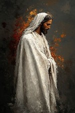 Listing image for Jesus Christ Canvas Picture Print Wall Art Decor