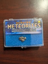 Listing image for Genuine Meteorite 3g Specimen in Display Case, Earth Age 5,000 Years