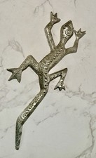 Listing image for Robert Shields Design Signed Pewter ‘Spirit Lizard’ Figure Decor Wall Hanging