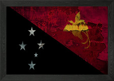 Listing image for Papua New Guinea Framed Wall Art Poster Canvas Print Picture