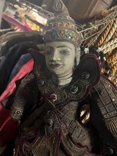 Listing image for Puppet Marionette Wood Burmese Puppet Folk Art