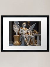 Listing image for Hermes, a god from Greek mythology Framed Wall Art Poster Canvas Print Picture