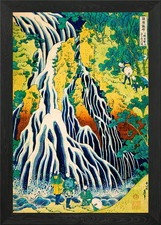 Listing image for Kirifuri Waterfall 1835 Framed Wall Art Poster Canvas Print Picture