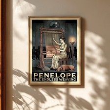 Listing image for Penelope Poster, Greek Mythology Art, Fineart, Greek Mythology, Penelope Print