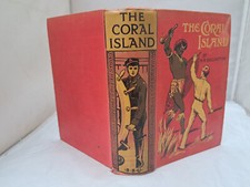 Listing image for The Coral Island - A Tale of the Pacific Ocean by R M Ballantyne - Decorative HB