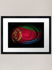 Listing image for Eritrea Twirl Framed Art Print Framed Wall Art Poster Canvas Print Picture