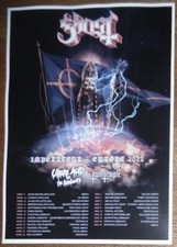 Listing image for Ghost - live band music show 2022 TOUR promotional tour concert gig poster