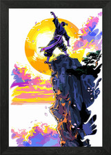 Listing image for Spiritual Nature Framed Wall Art Poster Canvas Print Picture