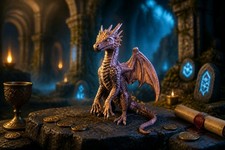 Listing image for Gothic Fantasy Dragon Figure Decoration Display Piece