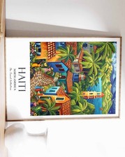 Listing image for 8 Haiti Print, Haiti Travel Poster, North America Travel Poster, Caribbean Print