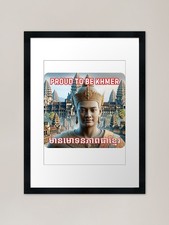 Listing image for Proud to be Khmer Framed Art Print Framed Wall Art Poster Canvas Print Picture