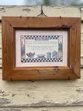 Listing image for Vintage L. Spivey Print – Country Kitchen – Whimsical Folk Art