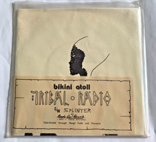 Listing image for Bikini Atoll Tribal Radio C/W Splinter Rough Trade 7" Vinyl + Small Poster Exc.