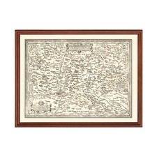 Listing image for Old Map of Romania 1608 - Vintage Romania Art Wall Decor