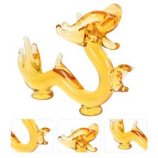Listing image for Crystal Figures Chinese Dragon Sculpture China Decor Crafts Ornaments