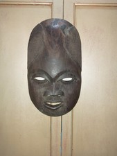 Listing image for VINTAGE AFRICAN TRIBAL MASK - REDUCED