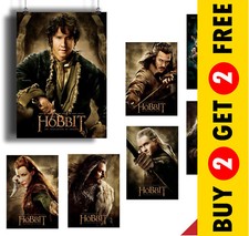 Listing image for THE HOBBIT MOVIE POSTER OPTIONS Tolkien LOTR Fantasy Novel A3 A4 A5 Art Print