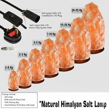 Listing image for HIMALAYAN SALT LAMP CRYSTAL PINK ROCK SALT LAMP NATURAL HEALING 100% GENUINE