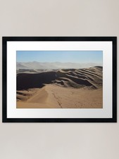 Listing image for Desert landscape in Namibia Sossusv Framed Wall Art Poster Canvas Print Picture