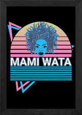 Listing image for Mami Wata La Sirene Framed Wall Art Poster Canvas Print Picture