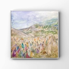 Listing image for Painting Original Biblical Canvas Wall Art