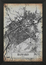 Listing image for Bamako Mali Framed Wall Art Poster Canvas Print Picture