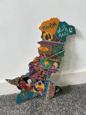 Listing image for Speciality Pakistan Map Clock Truck Art Print Wall Clock Home Decor Very Rare