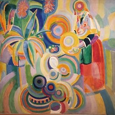 Listing image for Portuguese Woman By Robert Delaunay - Quality Matte Print - FRAME ME 13x19