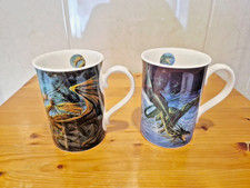 Listing image for Mug Set Aquadrothix & Sylvathorn Dragon of The Dark Sea & Enchanted Forest New