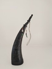 Listing image for Superb Shamanic Timorese Medicine horn, Timor, Indonesia Oceabic Tribal Art