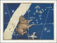 Listing image for Canis Major Greater Dog 1603 Johann Bayer Uranometria Star Map Sirius Art