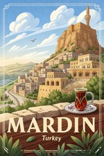 Listing image for Captivating Mardin, Turkey - Mesopotamian View Travel Poster Art A1-A4 Poster An