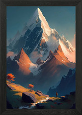 Listing image for Himalaya road Framed Wall Art Poster Canvas Print Picture