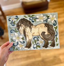 Listing image for Wall Art Wall Decor Fantasy Unicorn Art Print Cottagecore Whimsical Home Decor