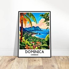Listing image for Dominica Travel Print Dominica Poster Caribbean Art Print Caribbean Lover Gift