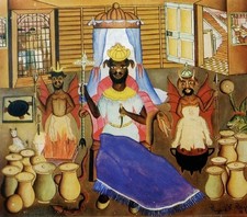 Listing image for Rigaud Benoit : Vodou Priest : Haitian Spiritual Ceremony Art Print 1954