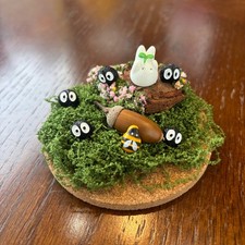 Listing image for Forest Spirit Mini Diorama Figure Set Moss Display Decor Handmade Style Japan