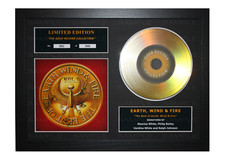 Listing image for Earth, Wind & Fire Signed Gold Disc Ltd Edition Framed Picture Memorabilia